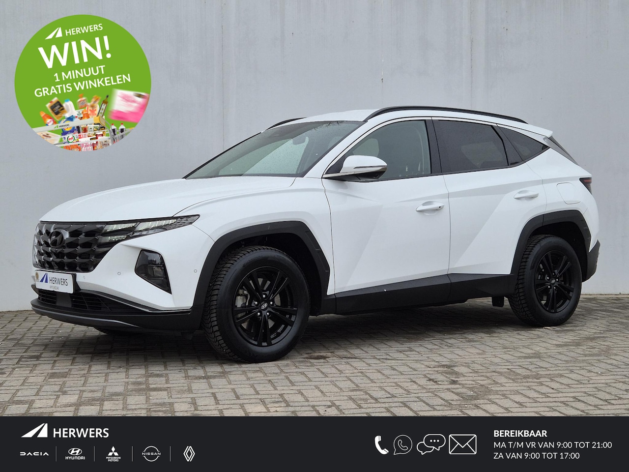 Hyundai Tucson - 1.6 T-GDI HEV 230 PK Premium Automaat / Trekgewicht 1650 kg / Apple Carplay Android Auto / - AutoWereld.nl