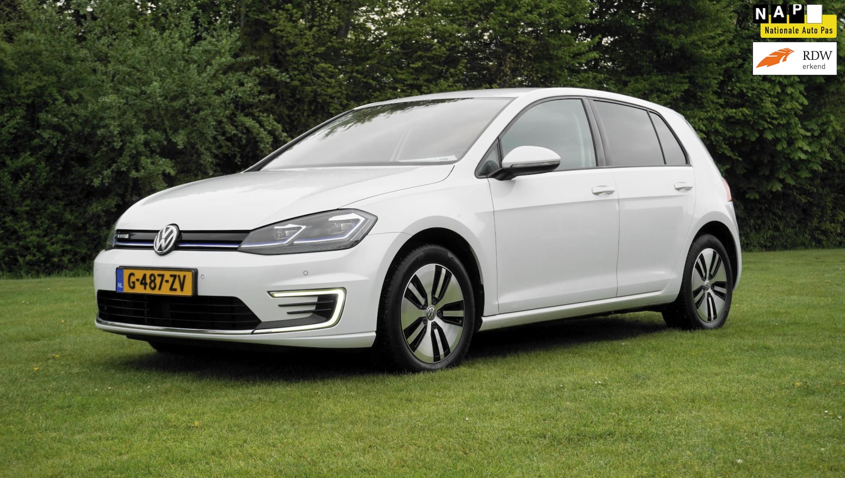 Volkswagen e-Golf - Camera Ecc Airco Wit Metallic E-DITION - AutoWereld.nl