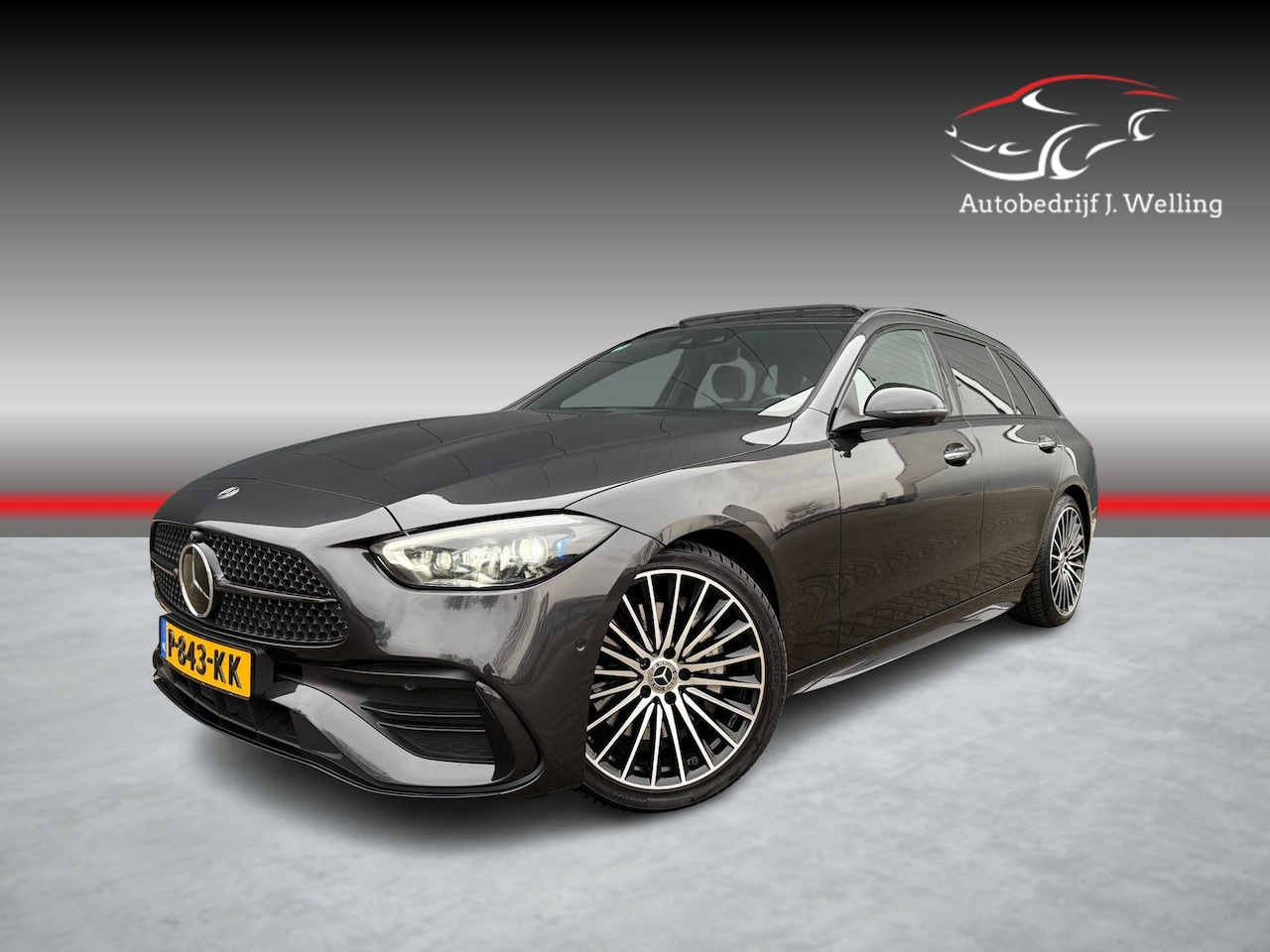 Mercedes-Benz C-klasse Estate - 200 d AMG Line Pano / Burm. / Head up - AutoWereld.nl