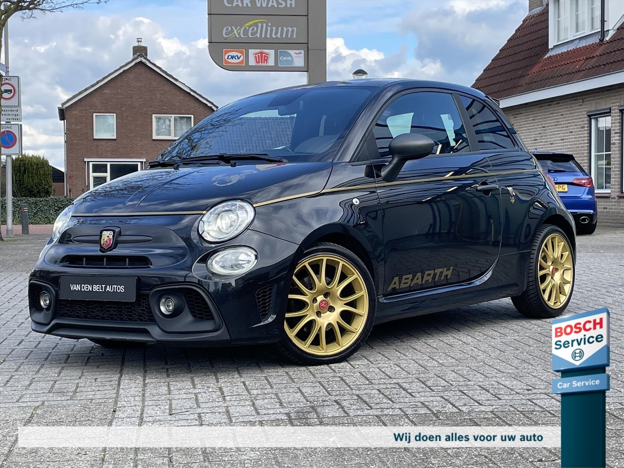 Abarth 595 - ScorpioneOro / 1 Van 2000 / Beats / Carplay / Navi / Xenon / Clima / Lichtmetaal - AutoWereld.nl