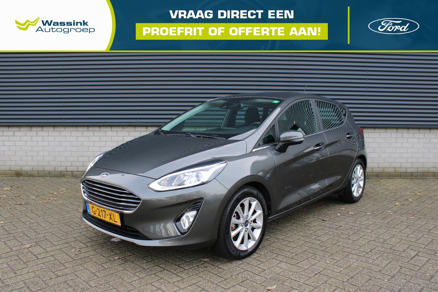Ford Fiesta - 5-Deurs Titanium 95 pk I DAB I Cruise Control I Parkeersensoren I Automatische Verlichting - AutoWereld.nl