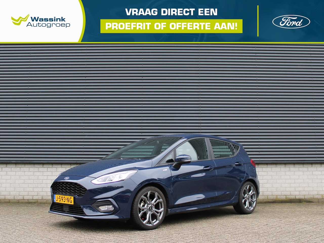 Ford Fiesta - 5-deurs ST-Line X 95pk I Navigatie I B&O Audio I Cruise Control I Winter Pack I Apple Carp - AutoWereld.nl