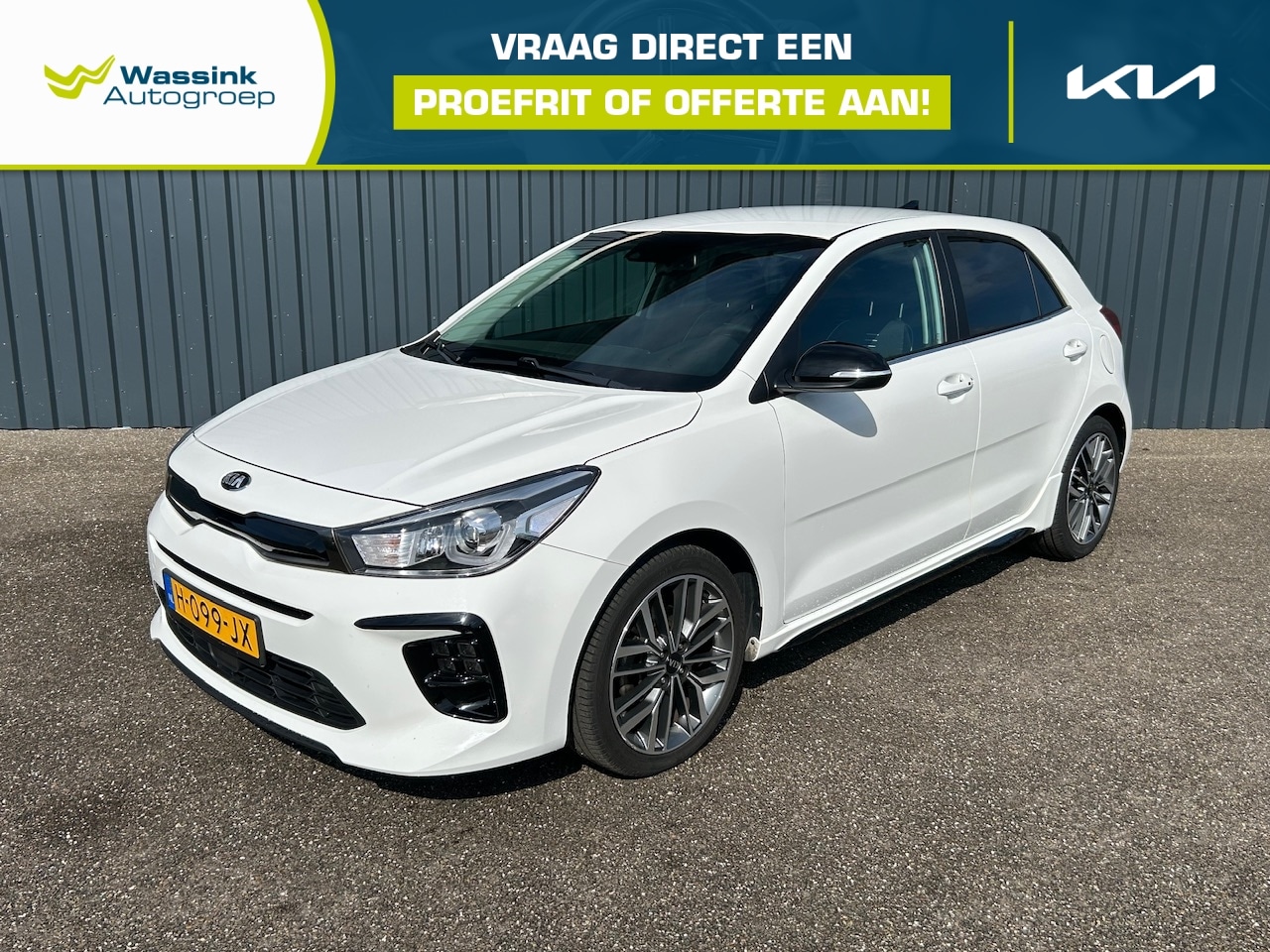 Kia Rio - 1.0 T-GDI 100pk GT-Line Navigatie | Stoel - Stuurverwarming NL Auto - AutoWereld.nl