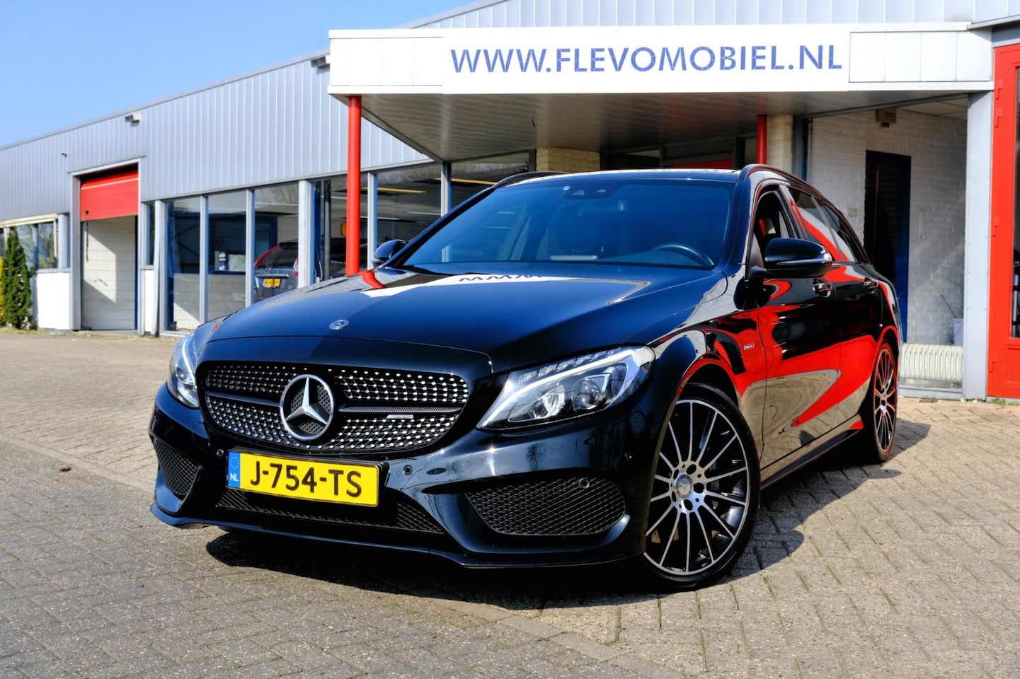 Mercedes-Benz C-klasse Estate - 450 / C43 AMG Look 4MATIC 367pk Aut. Pano|Sportstoelen||19"LMV|Cam - AutoWereld.nl