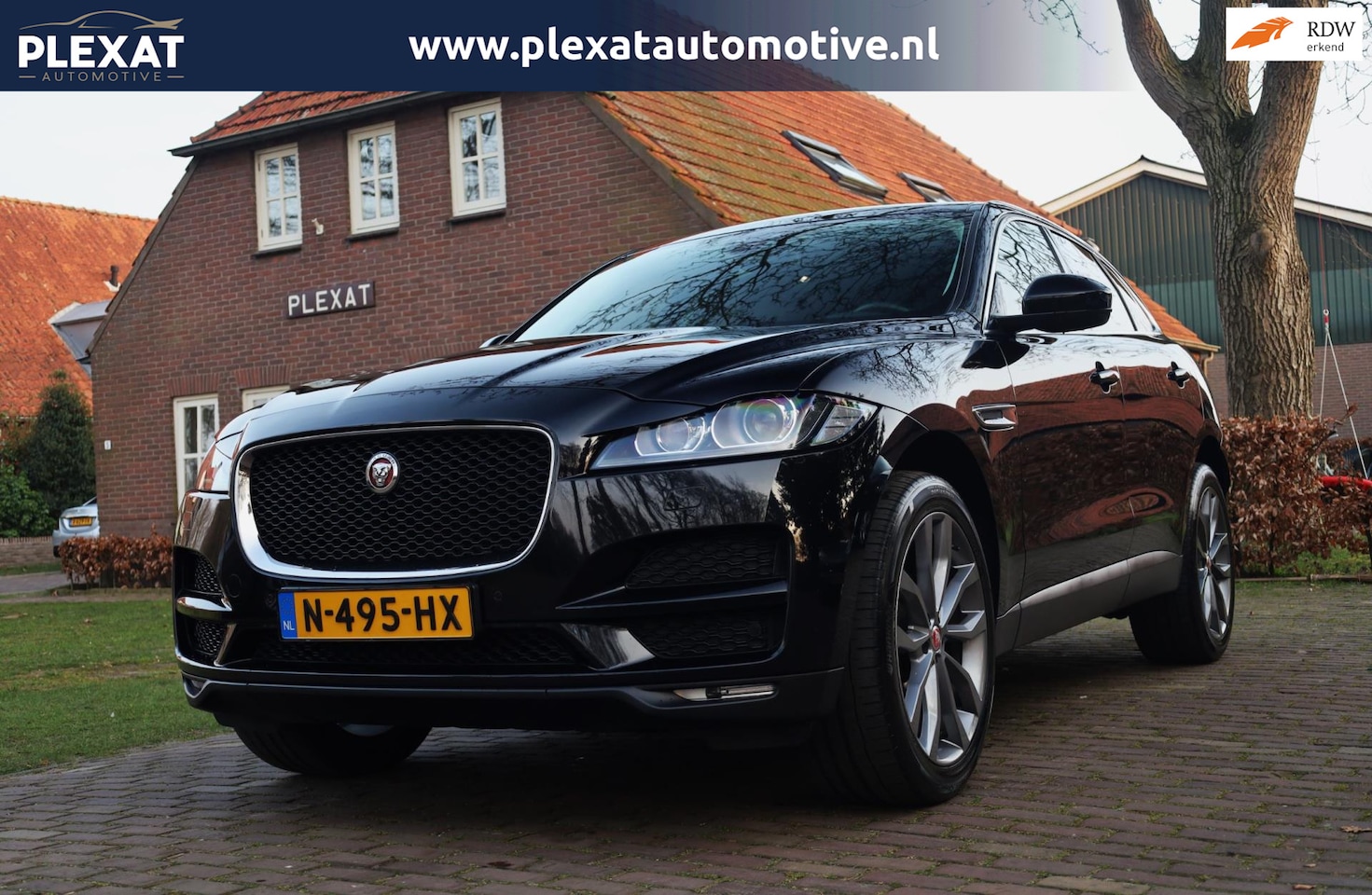 Jaguar F-Pace - 2.0 Portfolio AWD 25t Aut. | Dealeronderhouden | Xenon | 2e Eigenaar | Stoelverwarming | N - AutoWereld.nl
