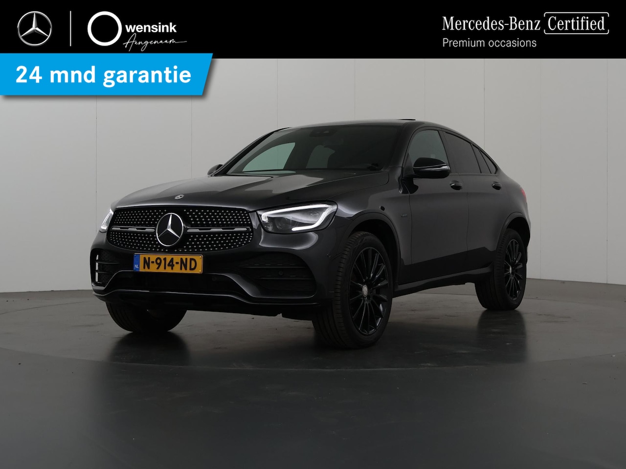Mercedes-Benz GLC-klasse Coupé - 300e 4MATIC Business Solution AMG | Schuifdak | Sfeerverlichting | Night | Multibeam | - AutoWereld.nl