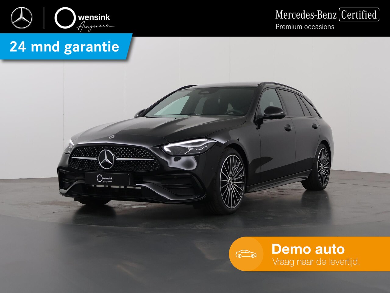 Mercedes-Benz C-klasse Estate - 180 AMG Night | Panoramadak | 19 inch lichtmetalen velgen | Massage stoelen | Memory pakke - AutoWereld.nl