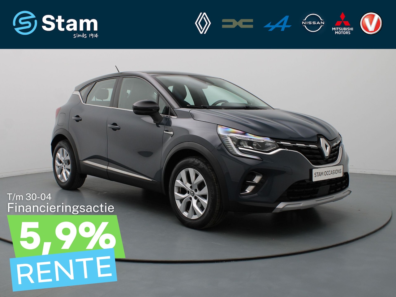 Renault Captur - TCe 130pk Intens EDC/AUTOMAAT Camera | Climate | Navi | Parksens. v+a - AutoWereld.nl