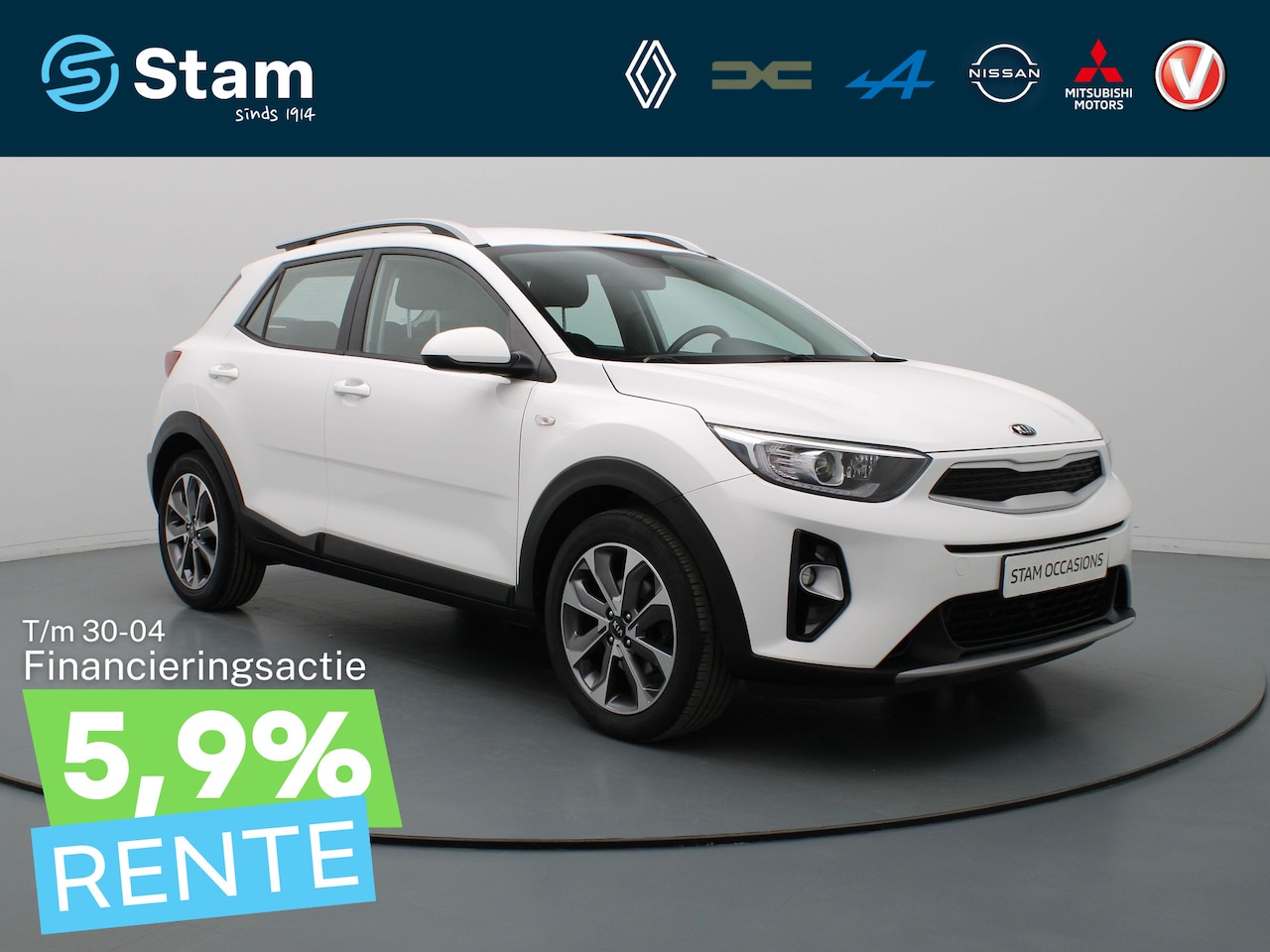 Kia Stonic - 100pk T-GDi DynamicLine Airco | Camera | Navi | Parksens. - AutoWereld.nl