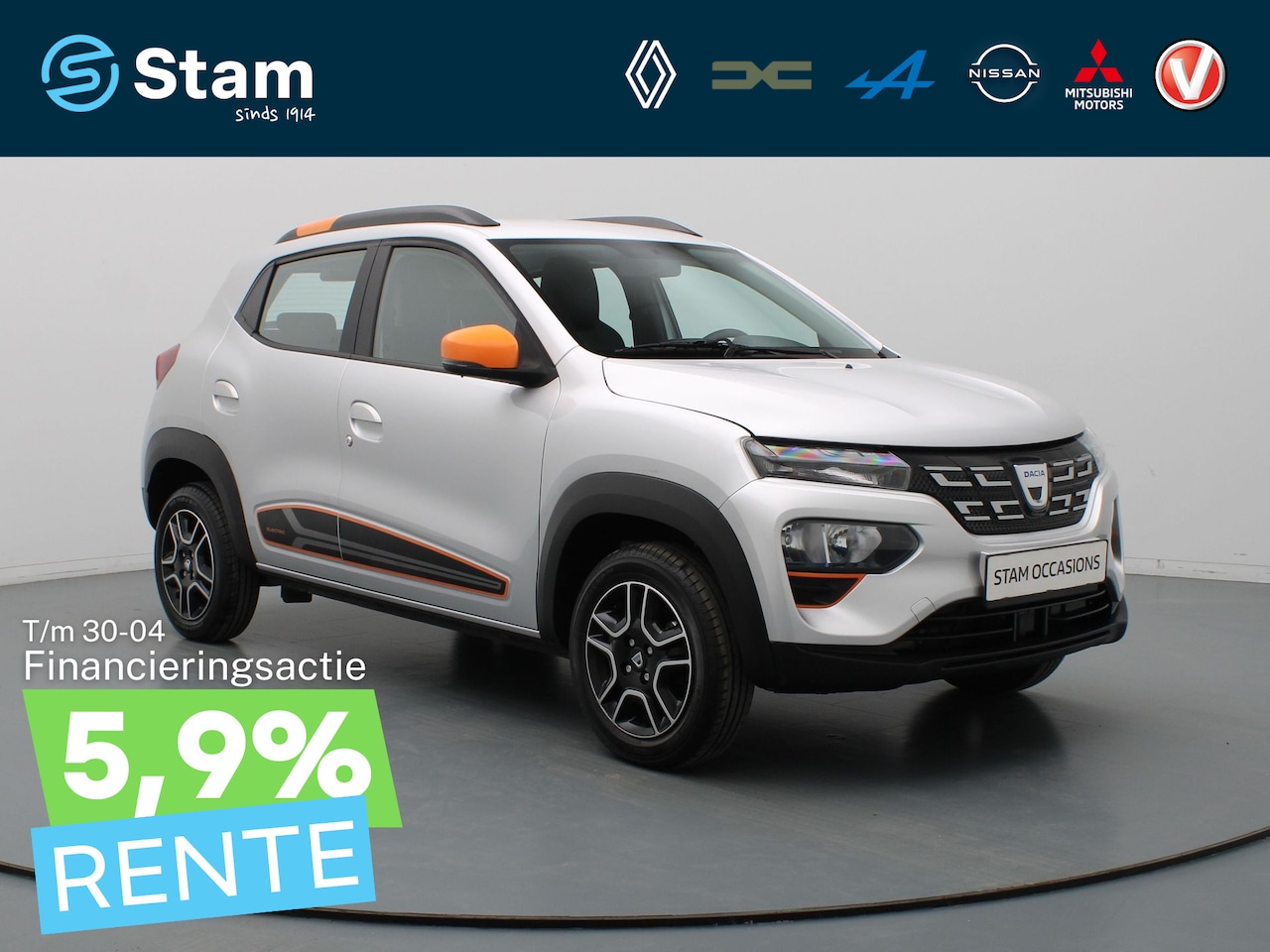 Dacia Spring - Comfort Plus (Orange Pack) Airco | Camera | Navi | Parkeersens. achter - AutoWereld.nl