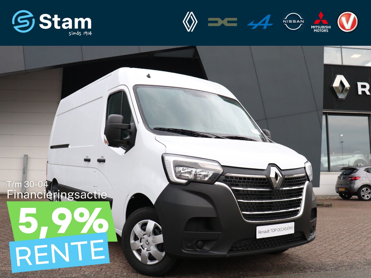 Renault Master - T33 dCi 150 L2H2 Energy Comfort Airco | Cruise control | Geveerde Best. Stoel | Parkeersen - AutoWereld.nl