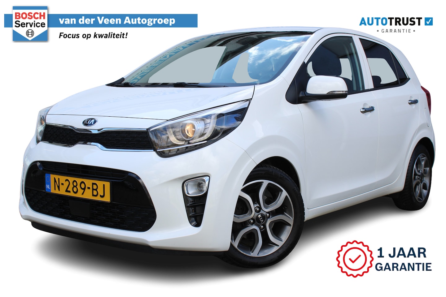 Kia Picanto - 1.0 DPi DynamicPlusLine | Incl. 12 maanden Garantie | Dealer onderhouden | Automaat | Acht - AutoWereld.nl