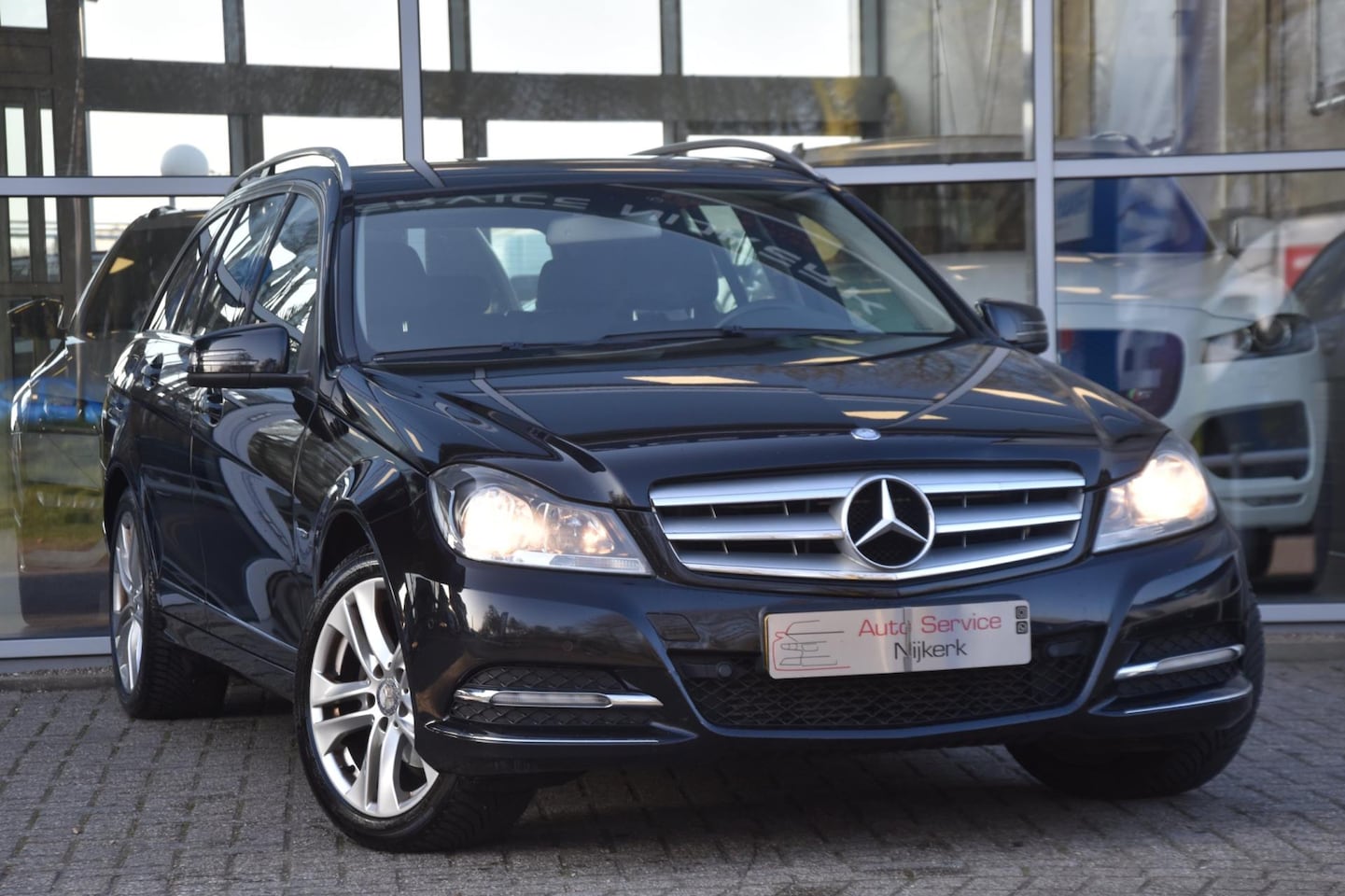 Mercedes-Benz C-klasse Estate - 200 CDI Business Class Avantgarde Airco Leder Pdc Nav. Zeer Nette Auto !! - AutoWereld.nl