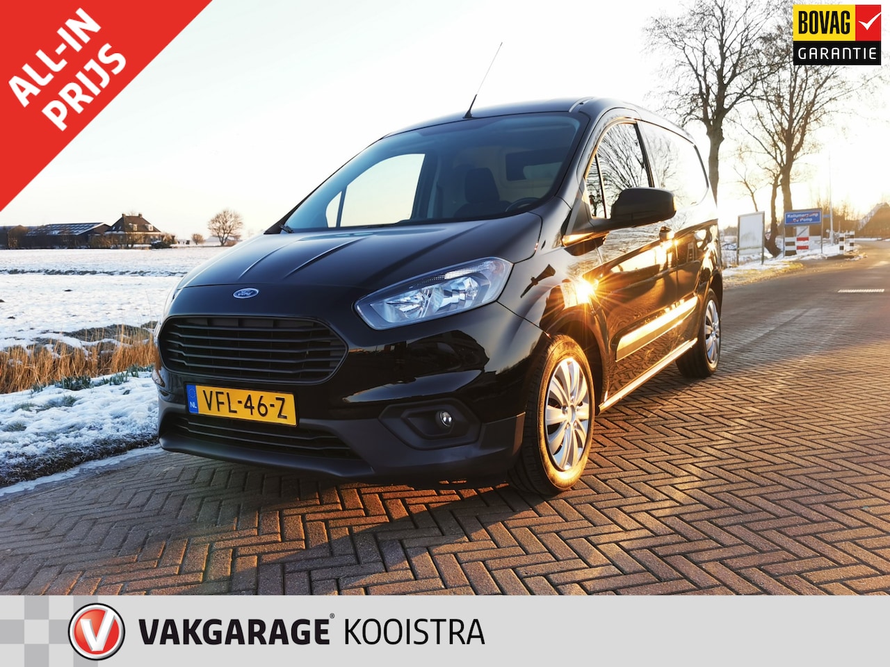 Ford Transit Courier - 1.5 TDCI Trekhaak|Cruise|Airco - AutoWereld.nl