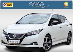 Nissan LEAF - | Tekna 40 kWh | 360 Camera | Parelmoer | Lederen Bekleding | Apple Carplay | Zwart Dak