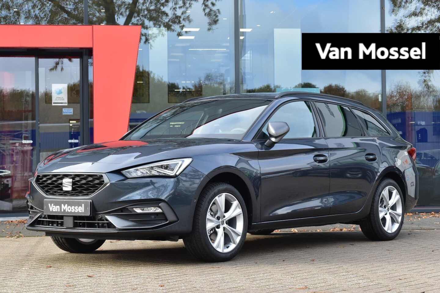 Seat Leon Sportstourer - 1.0 eTSI FR Business Intense 110 PK | Automaat | glazen schuif-kanteldak | LED Koplampen | - AutoWereld.nl