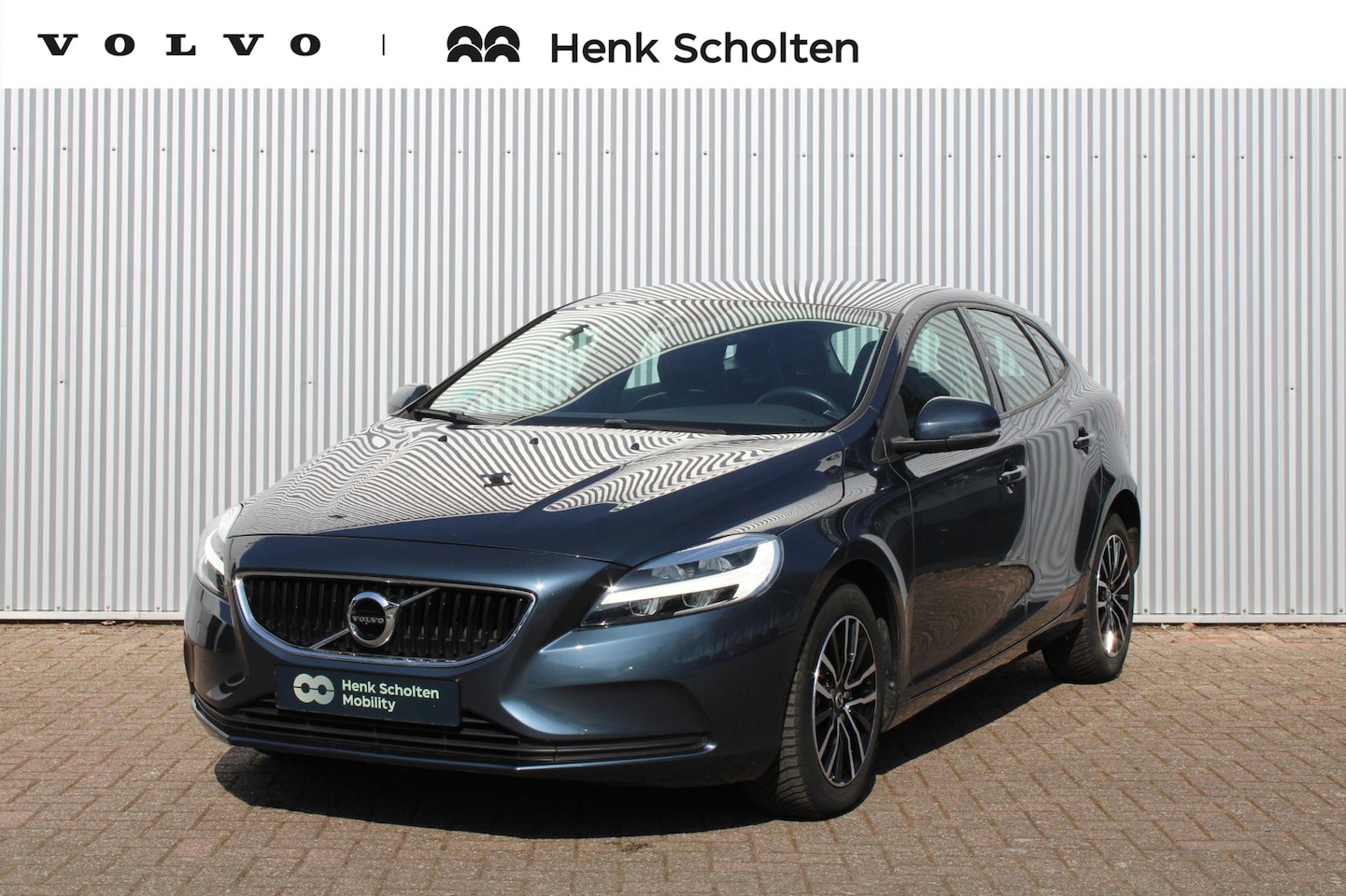 Volvo V40 - T2 Automaat Polar+, Denim Blue, Full LED verlichting, Lederen bekleding, Climate Control, - AutoWereld.nl