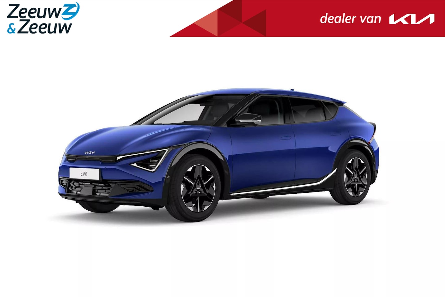 Kia EV6 - Light Edition 63 kWh | Direct leverbaar! | Nieuw facelift model | 428km WLTP-actieradius | - AutoWereld.nl