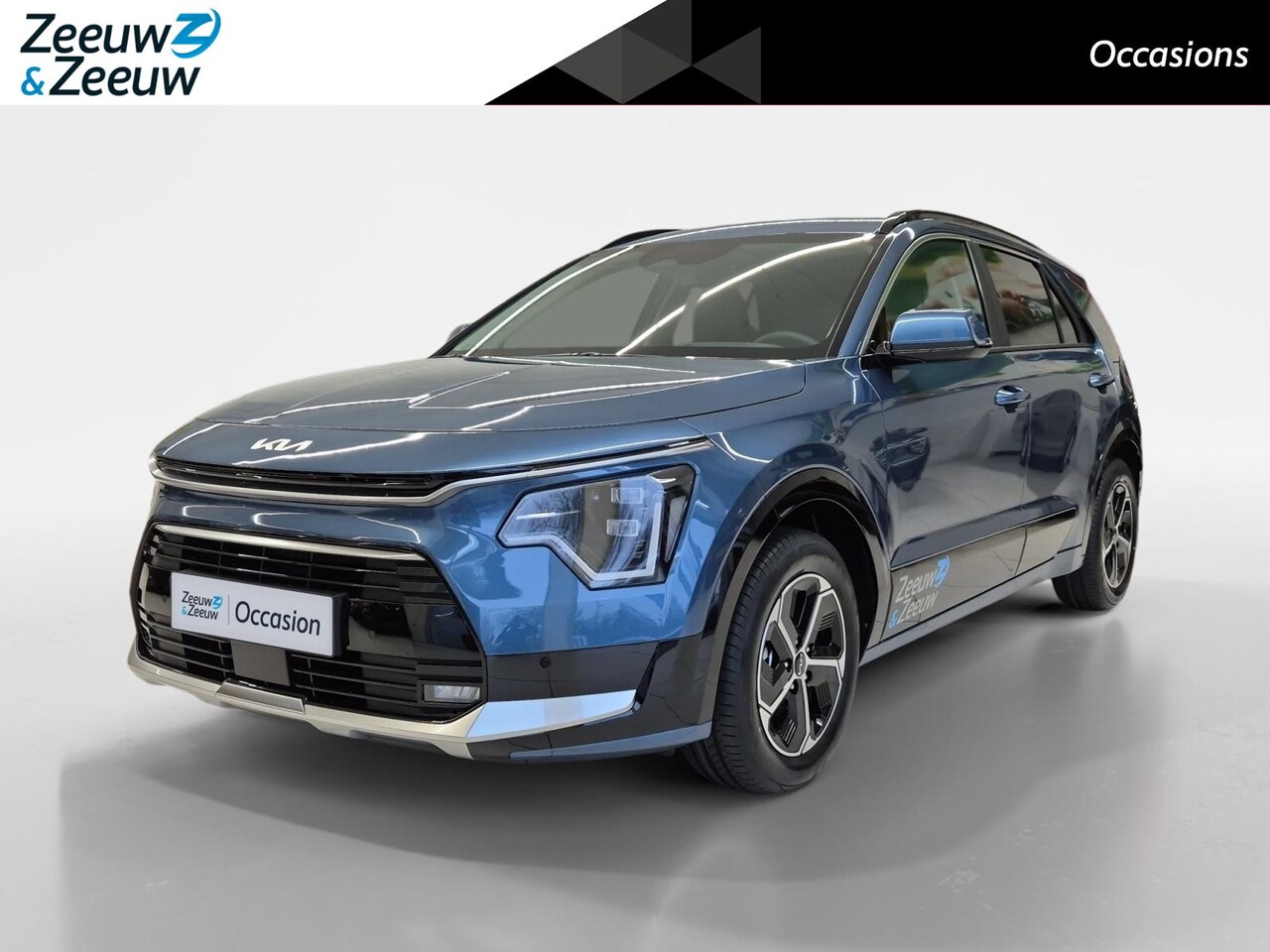 Kia Niro - 1.6 GDi Hybrid DynamicPlusLine | Airco | Navi | Camera | Cruise Control | Leder | Stoelver - AutoWereld.nl