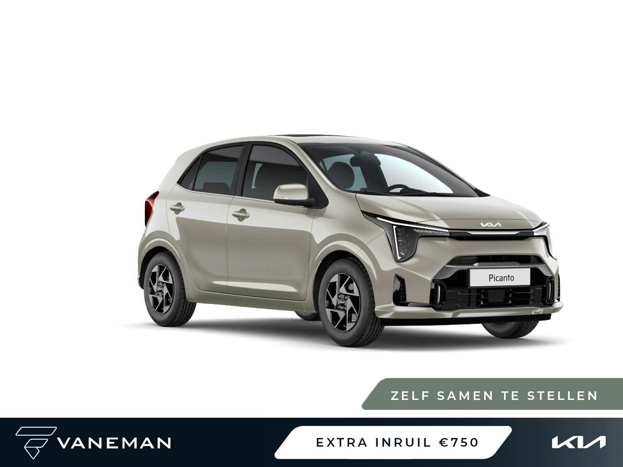 Kia Picanto - 1.0 DPI DynamicLine 5p. | 5-zits | Zelf samenstellen - AutoWereld.nl