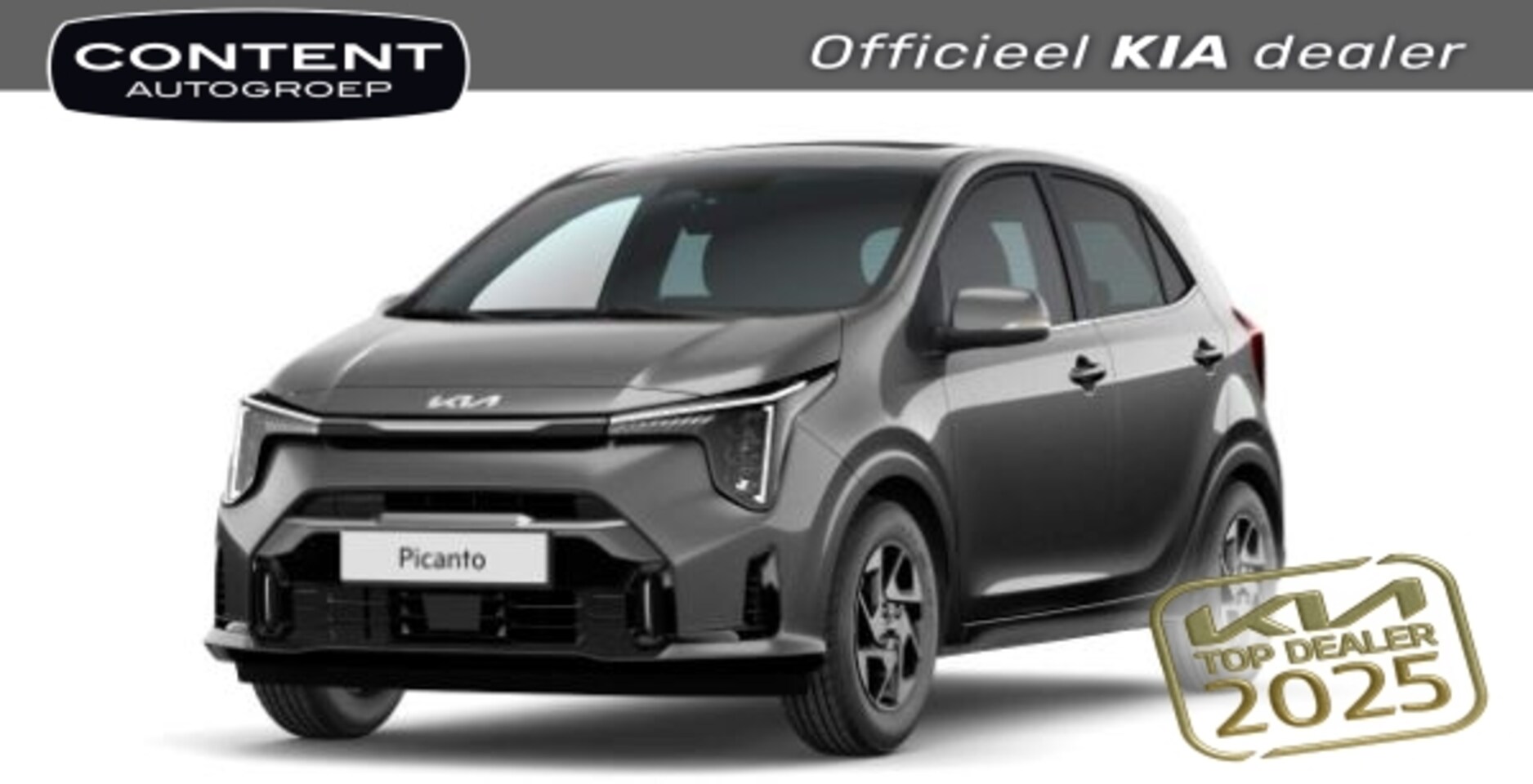 Kia Picanto - 1.0 DPi 63pk 4-zits DynamicPlusLine I Staat al in bestelling I - AutoWereld.nl