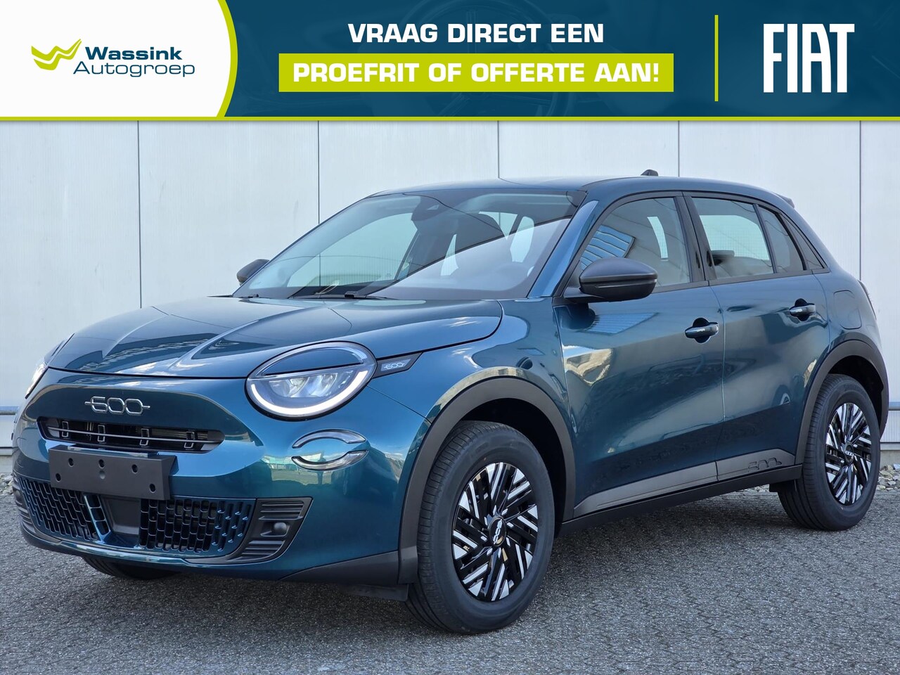 Fiat 600 - Hybrid 100pk Urban Automaat | Android Auto/Apple Carplay | Airco | Cruise Control - AutoWereld.nl