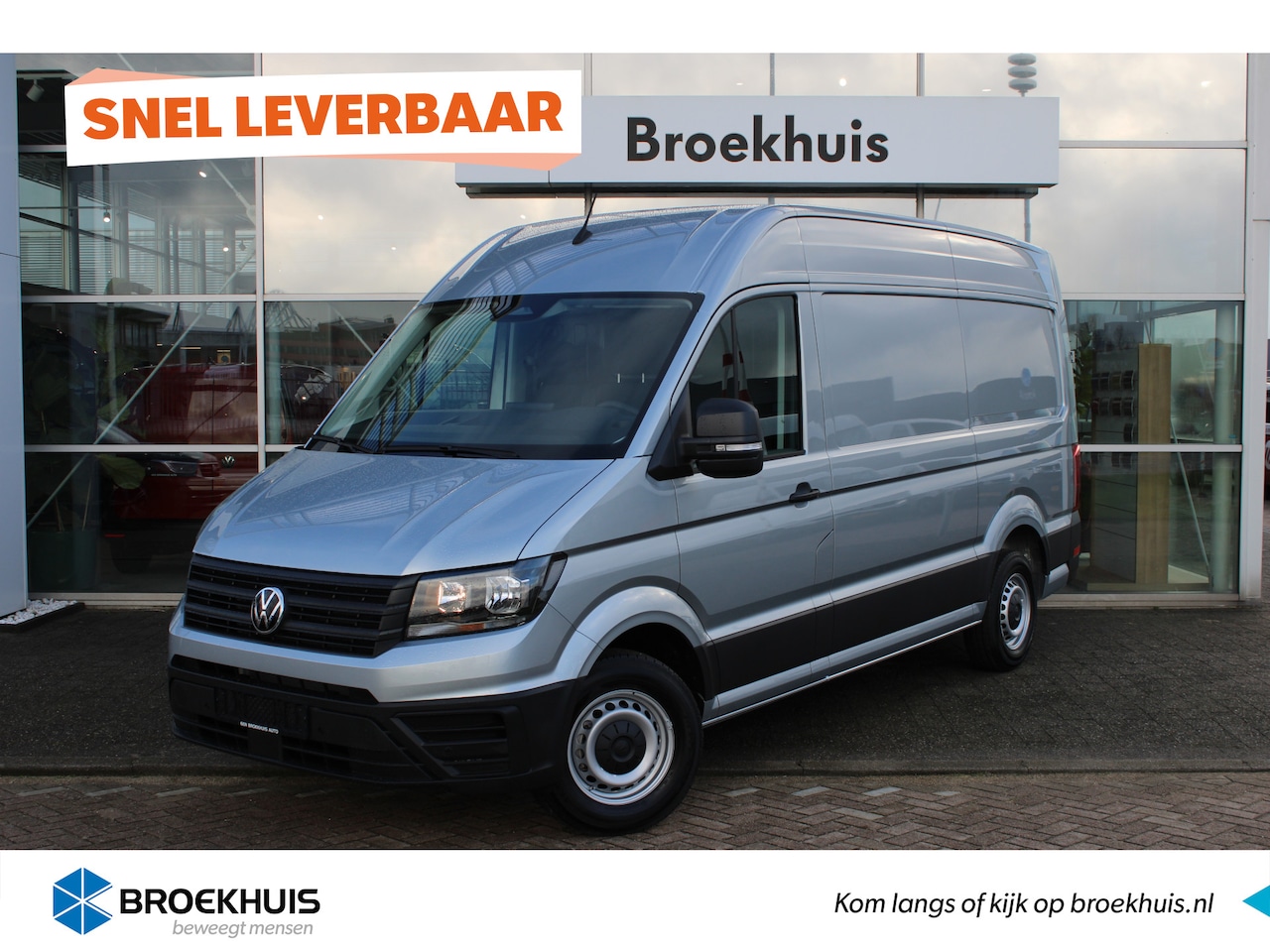 Volkswagen Crafter - BPM VRIJ | 140 PK | Facelift MJ 25 | Trendline | Camera | Trekhaak | Airco | Bank voor - AutoWereld.nl