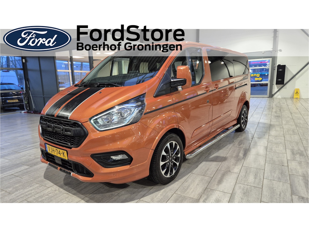 Ford Transit Custom - 320 2.0 TDCI L2H1 185PK Dubbel cabine Sport |adp. cruise control | Navi | Winter pakket| R - AutoWereld.nl