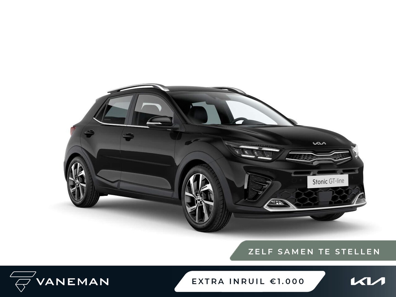 Kia Stonic - 1.0 T-GDi MHEV GT-Line | Stof/kunstlederen bekleding | Zelf samenstellen - AutoWereld.nl