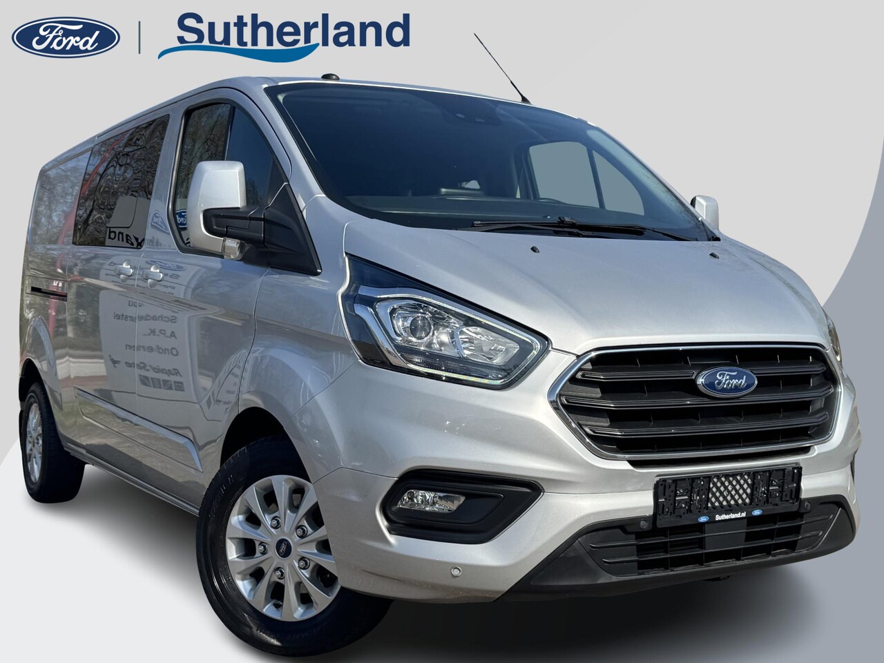 Ford Transit Custom - 320 2.0TDCi L2H1 170Pk! Limited | SCI | Dubbele Cabine | DC | Trekhaak | Dubbele Schuifdeu - AutoWereld.nl