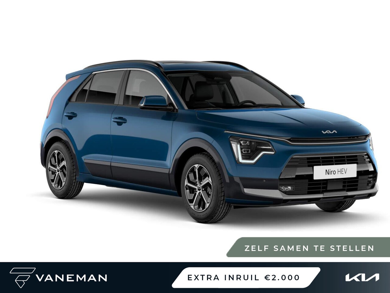 Kia Niro - 1.6 GDi Hybrid DynamicLine | Cruise control adaptief met Stop&Go en stuurhulp | Zelf samen - AutoWereld.nl