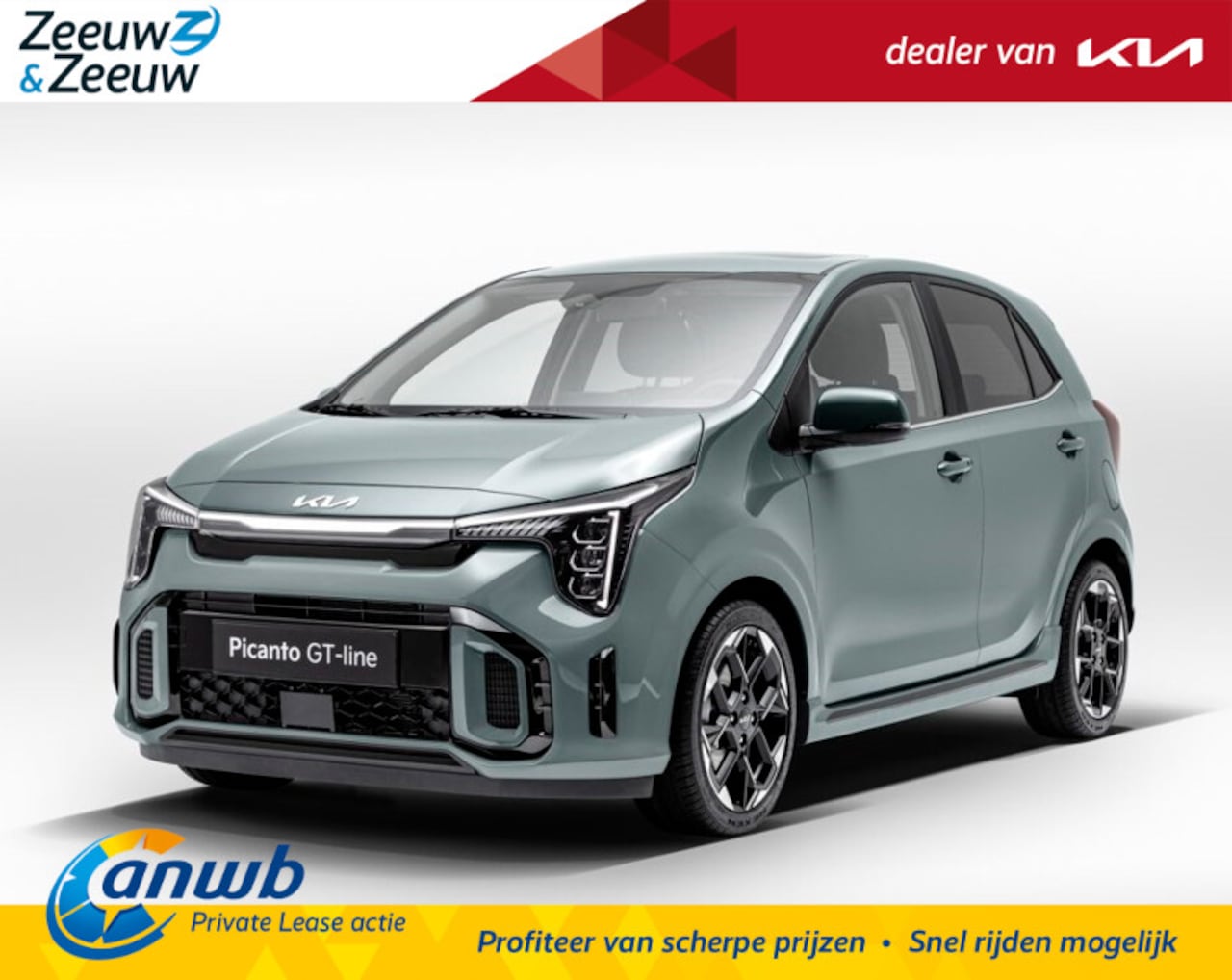 Kia Picanto - 1.0 DPI GT-Line | ANWB private lease actietarief vanaf €284,- per maand! | Nu te bestellen - AutoWereld.nl