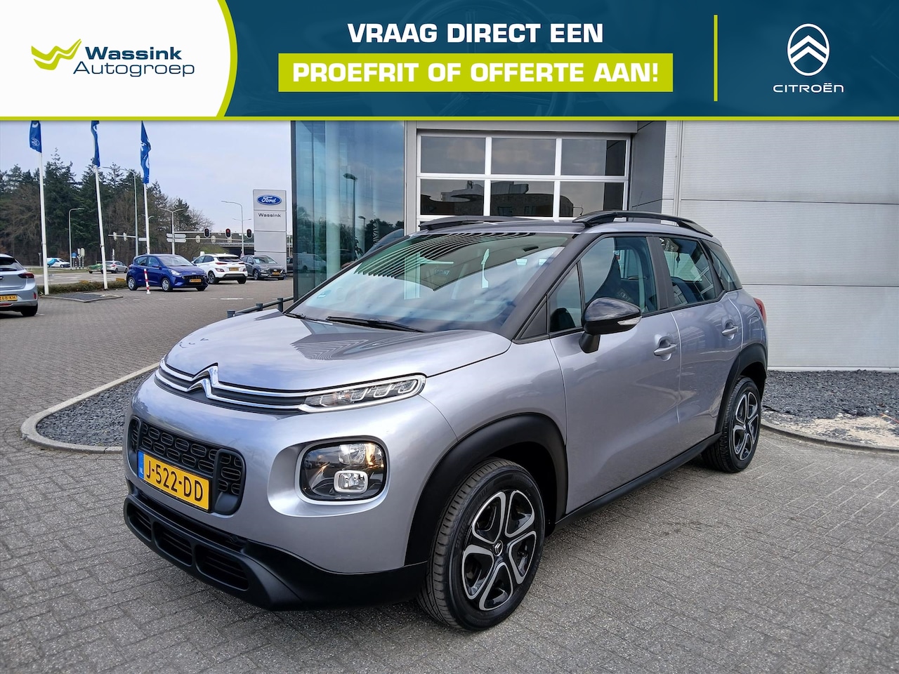 Citroën C3 Aircross - 1.2 PureTech 110pk Feel | Airco | Navigatie | Parkeer sensoren | - AutoWereld.nl