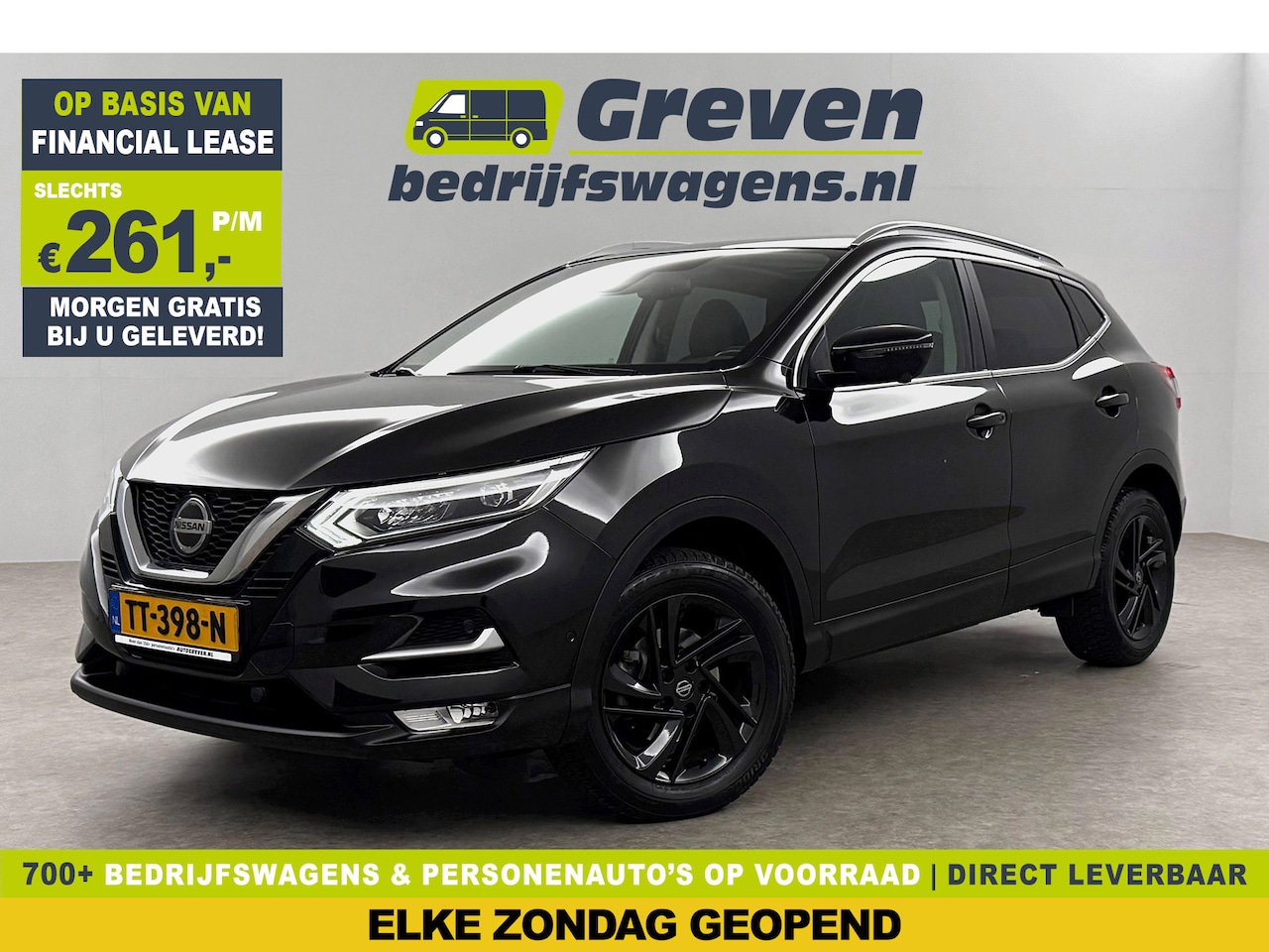 Nissan Qashqai - 1.2 Business Edition 360Camera Panoview LED Clima Cruise Trekhaak PDC 17"LMV Navi Stoelver - AutoWereld.nl