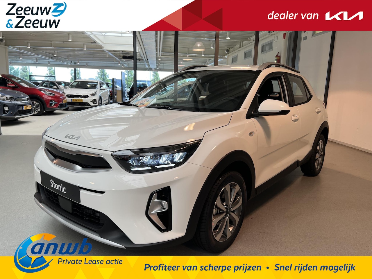 Kia Stonic - 1.0 T-GDi MHEV DynamicLine | ANWB private lease actietarief vanaf €364,- per maand! | TE B - AutoWereld.nl