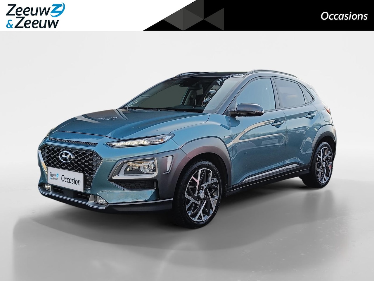 Hyundai Kona - 1.6 GDI HEV Fashion Navigatiesysteem |TWO TONE KLEUR | Parkeercamera - AutoWereld.nl