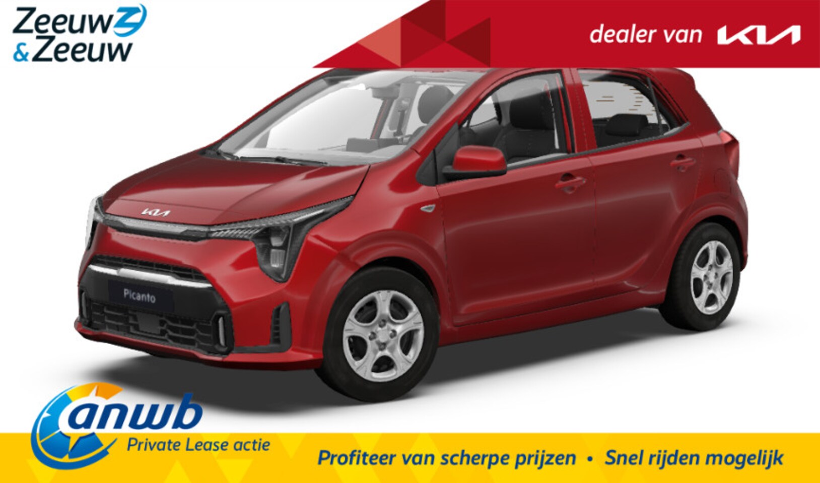 Kia Picanto - 1.0 DPI DynamicLine | €1.000 inruilvoordeel | Private Lease vanaf €249,- p.m. |  8 inch fu - AutoWereld.nl