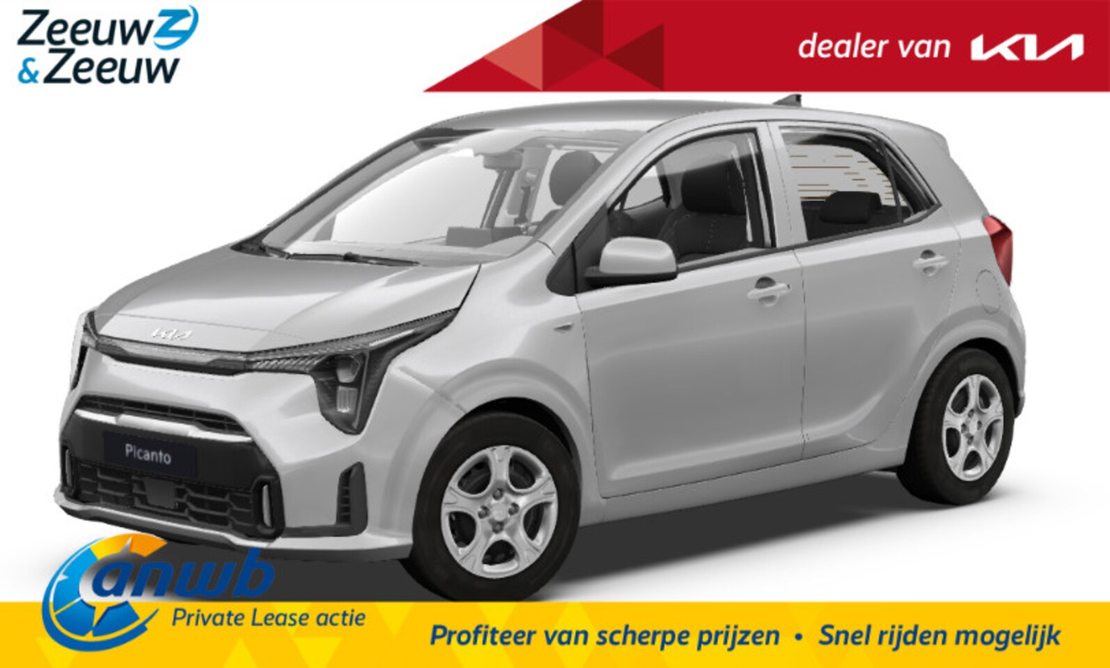 Kia Picanto - 1.0 DPI DynamicLine 5p. | €1.000 inruilvoordeel | Private Lease vanaf €249,- p.m. |  8 inc - AutoWereld.nl