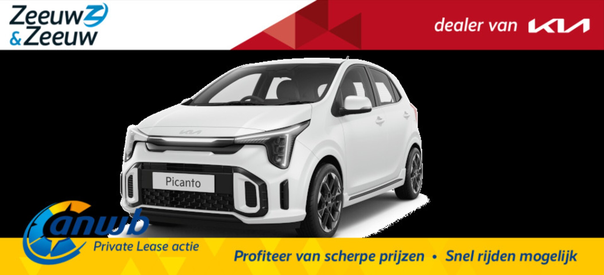 Kia Picanto - 1.0 DPI GT-Line | Vanaf nu te bestellen | Stoel + stuurverwarming | €1000,- INRUILVOORDEEL - AutoWereld.nl