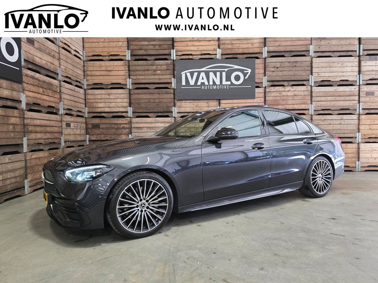 Mercedes-Benz C-klasse - 200 Launch Edition AMG Line Pano Leder Camera LED Trekhaak - AutoWereld.nl