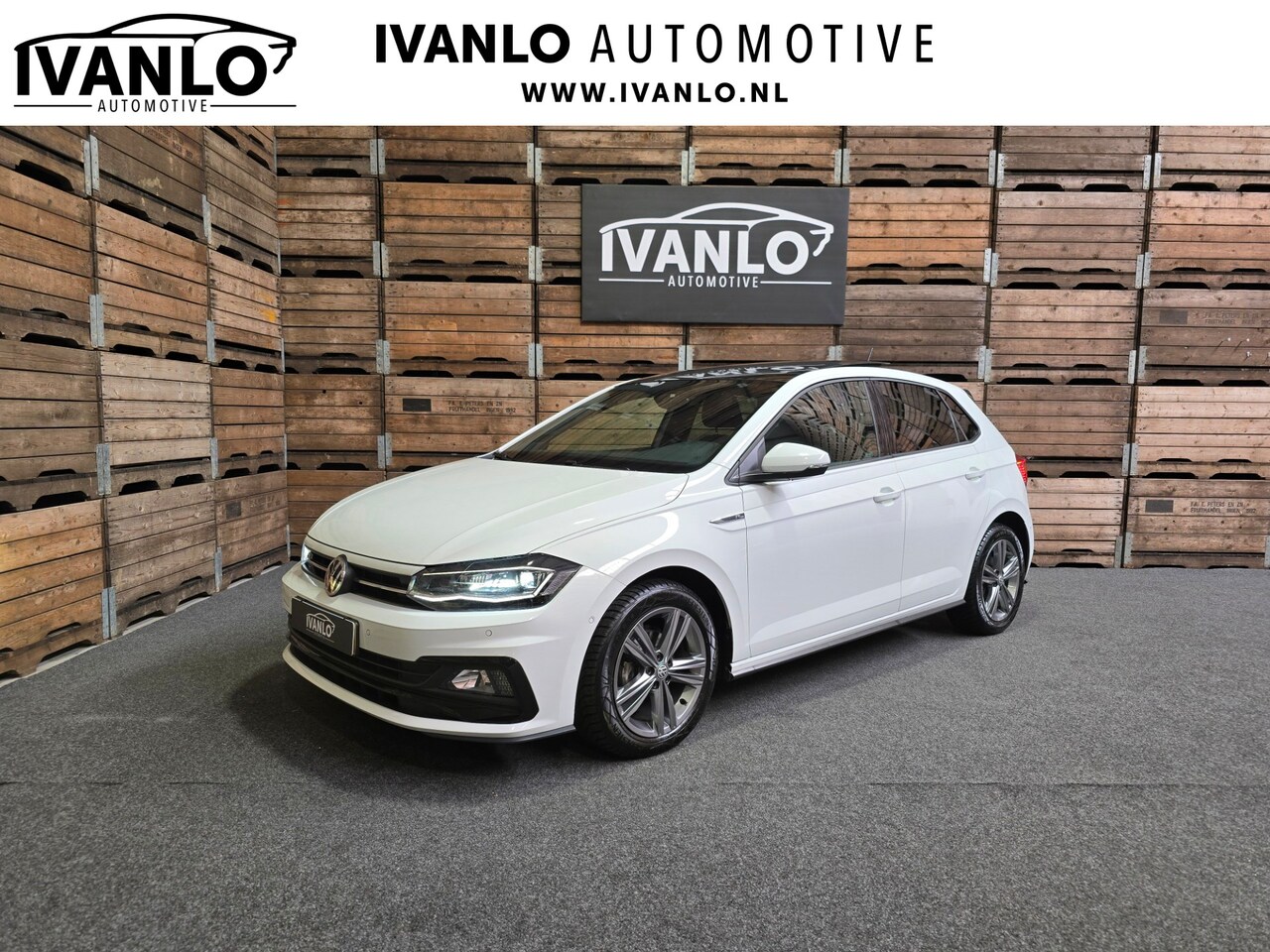 Volkswagen Polo - 1.0 TSI Highline Business R Pano LED VCP NAVI CLIMA CAMERA LM - AutoWereld.nl