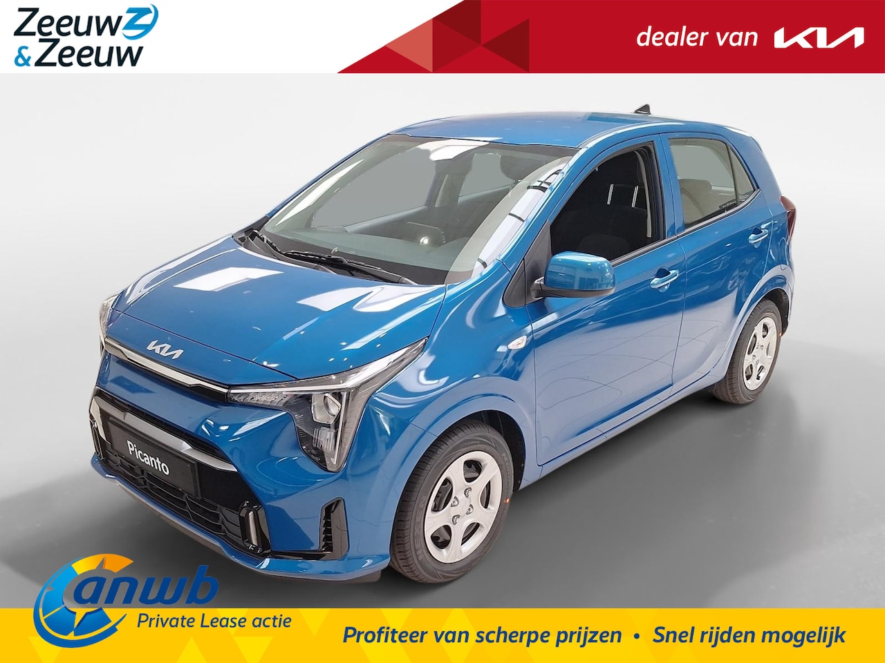 Kia Picanto - 1.0 DPI DynamicLine € 278,- ANWB Private lease actie - AutoWereld.nl