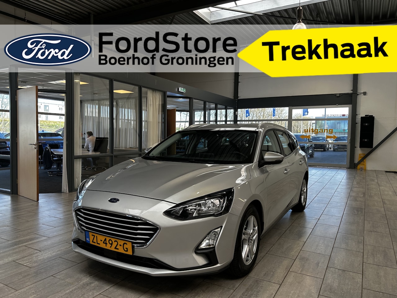 Ford Focus Wagon - EcoBoost 100PK Trend Edition Business Trekhaak I 16"LM velgen I Navi I Parkeersensoren etc - AutoWereld.nl