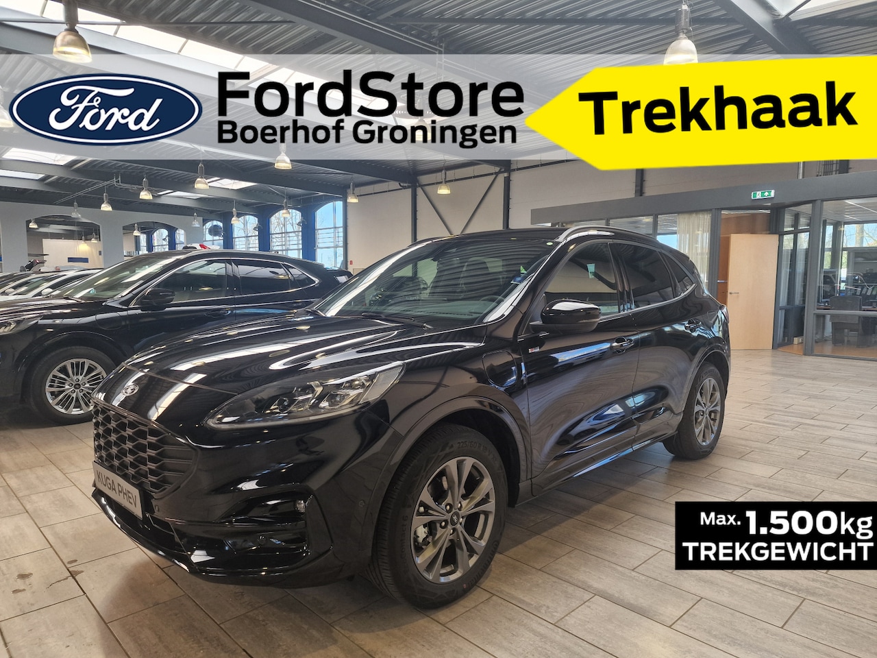 Ford Kuga - 2.5 PHEV 225 pk ST-Line X | Panoramadak  | Winter Pack | Trekhaak | Adapt. Cruise I El. a. - AutoWereld.nl