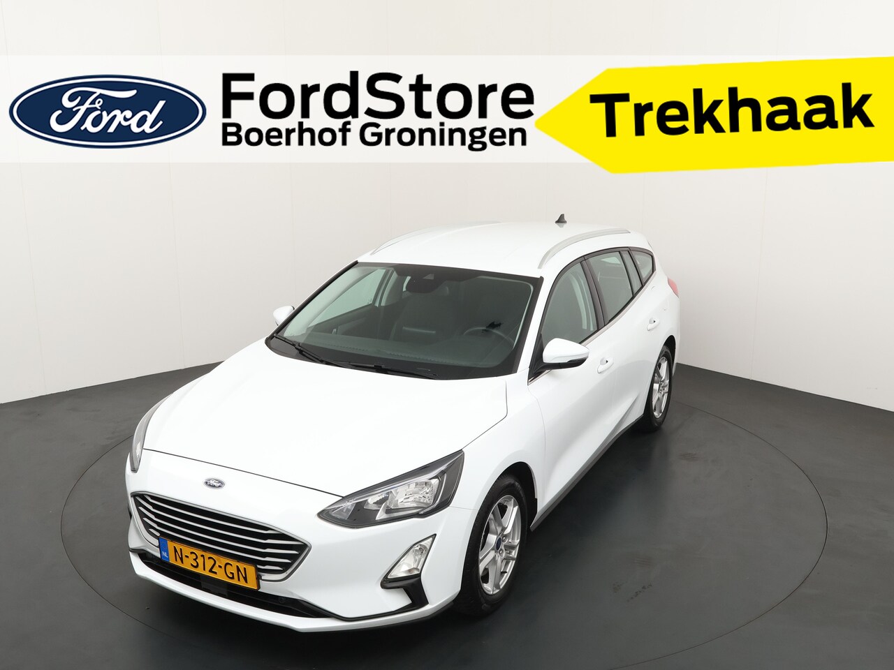 Ford Focus Wagon - EcoBoost 125PK Hybrid Trend Edition Business | Trekhaak | AGR stoel I LED I Camera I Navi - AutoWereld.nl
