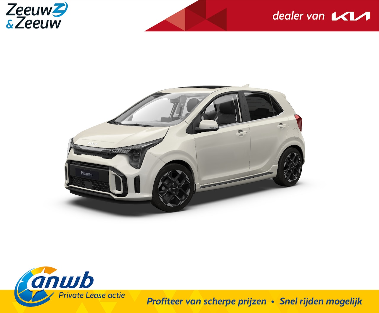 Kia Picanto - 1.0 DPI GT-Line AMT | NIEUW TE BESTELLEN | Schuif/kanteldak | 16" inch Velgen | Dodehoekbe - AutoWereld.nl