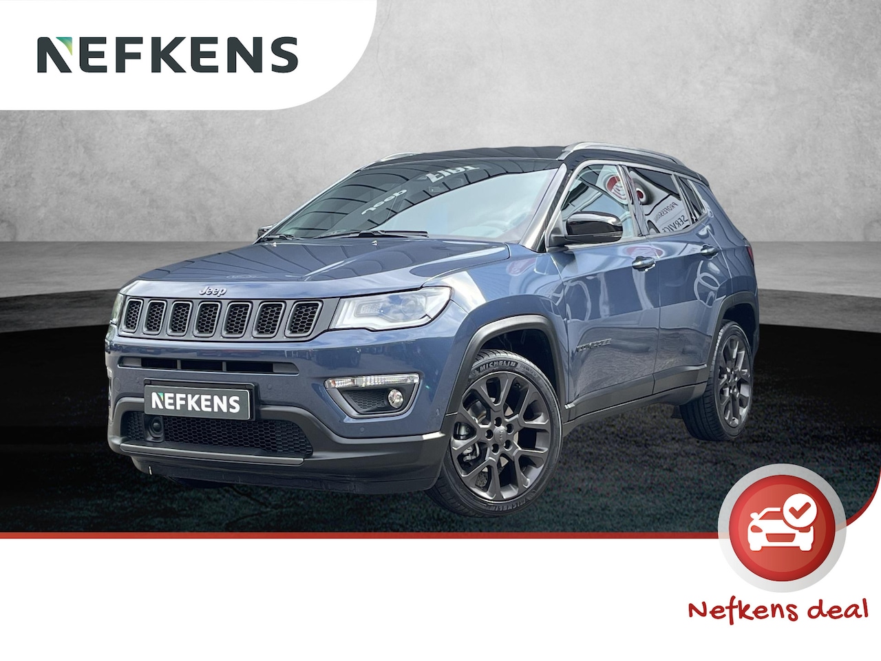 Jeep Compass - 150pk Turbo S | 1ste eigenaar | Stuur/Stoelverwarming | LEER | Electrische klep | Camera | - AutoWereld.nl