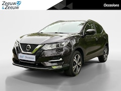 Nissan Qashqai - 1.2 N-Connecta Navi , camera , panoramadak , cruise , stoelverwarming , tel , lm velgen