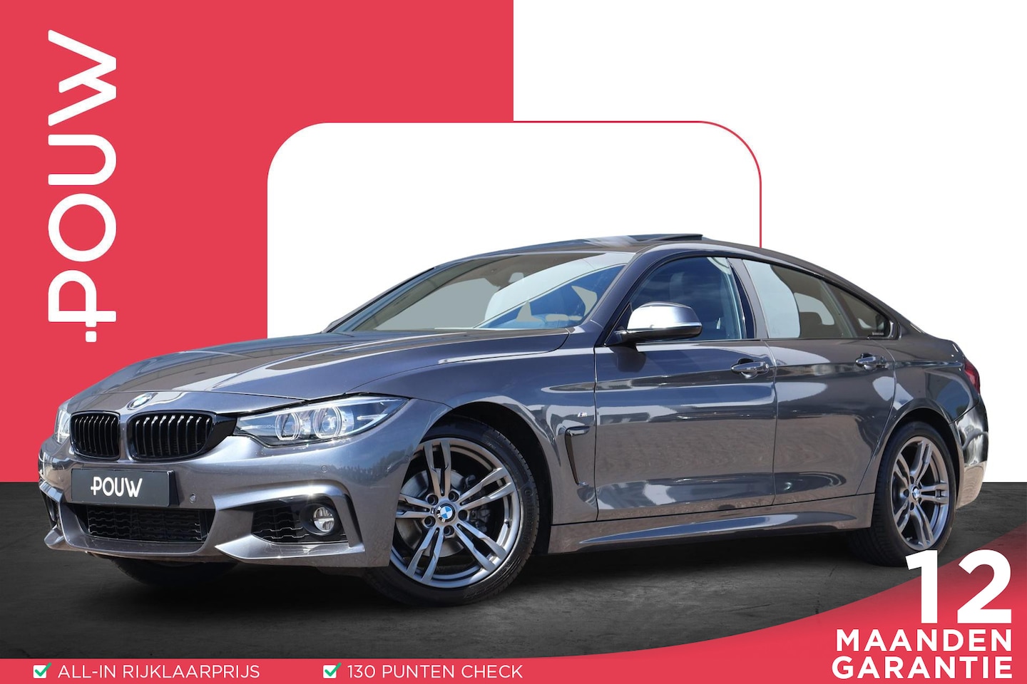 BMW 4-serie Gran Coupé - 418i M Sport Corporate Lease | Navigatie | Stoelverwarming | Camera | Panoramadak | - AutoWereld.nl