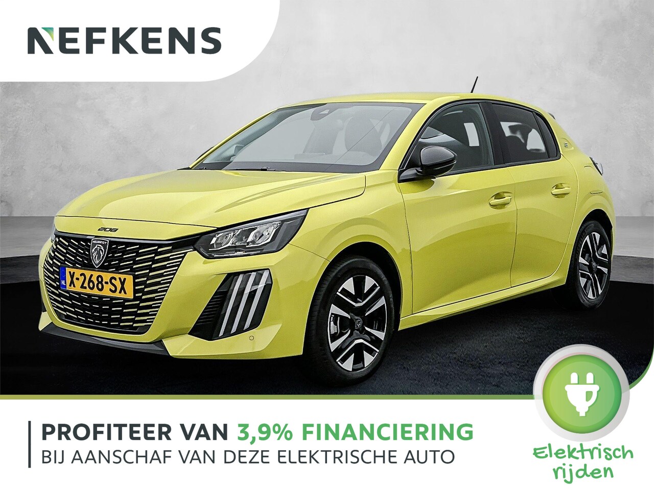 Peugeot e-208 - EV Style 50 kWh 136pk | Navigatie | Climate Control | Cruise Control | Parkeersensoren v+a - AutoWereld.nl